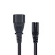 thumbnail image 1 of Universal Cord Male to Female Cable C14 to C7 Conversion Cord Electrical Cord PVC Power Adapters Easy Connection Cable, 1 of 4