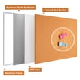 thumbnail image 4 of maxtek Large Cork Board 48 x 36 in, Bulletin Board for Walls, 4'x 3' Extra Aluminum Framed Corkboard, Foldable Wall Mounted Pin Memo Notice Cork Board for Office, Home Wall Display, 4 of 8