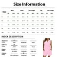 thumbnail image 2 of Summer Outfits for Women 2025, Moisture Wicking Sleepwear Tank & Shorts Beach Vacation Pajama Set Elastic Waist Women's Cruise Wear Loungewear Walmart Exclusive Memorial Day Pink S, 2 of 4