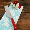 The Pioneer Woman Frontier Collection Stainless Steel 6-Inch Red Signature Nakiri Knife