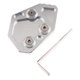 thumbnail image 1 of Placa de almohadilla de soporte lateral de de motocicleta para K1200S/R 2005-2008 plata Sharpla Almohadilla de soporte de pie para motocicleta, 1 of 7