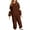 Brown, variant on Kids Halloween Hoodie Outfit Fall Winter Long Sleeve Pullover Tops & Pants Tracksuit Set with Pocket for Boys Girls Toddler Casual Two-Piece Jogger Suits Kids Halloween Costume