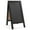 Black, variant on Casafield 40" x 20" A Frame Chalkboard Sign, Rustic Brown Double-Sided Magnetic Wooden Menu Board for Cafés, Sandwich Shops, Sidewalks, and Weddings