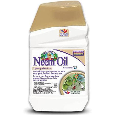 Bonide Captain Jack s Neem Oil  16 oz. Concentrate  Multi-Purpose Fungicide  Insecticide and Miticide for Organic Gardening