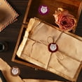 thumbnail image 6 of 1" Tiger Totem Wax Seal Stamp Art Animal Pattern Sealing Stamps Removable Brass Head with Wooden Handle Sealing Wax for Animal Lover Greeting Card Letter Invitations Gift Card diy, 6 of 9