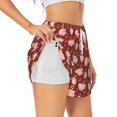 thumbnail image 3 of Lsque Cute Pig with Coins Printed Women's Running Shorts with Liner Pockets,Elastic Quick Dry Workout Athletic Gym Yoga Shorts,Womens High Waist Shorts-Large, 3 of 9