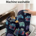 thumbnail image 5 of Colorful Games Device Dark Pattern Bathroom Rugs Mat,Non Slip Microfiber Bathroom Rug,Rubber Backing,Soft Bathroom Mats for Bathroom Floor,Tub and Shower,17x27in(43x68cm), 5 of 5