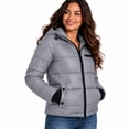 thumbnail image 2 of Steve Madden Womens Packable Quilted Winter Puffer Jacket with Hood, 2 of 7