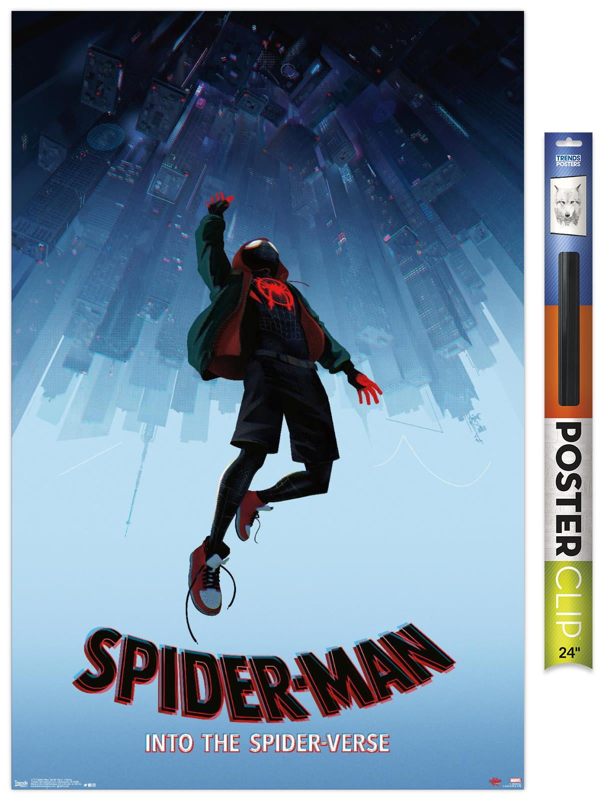 begroting morfine Verplicht Marvel Spider-Man - Into The Spider-Verse - Falling Wall Poster, 22.375" x  34" - Walmart.com