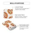 thumbnail image 3 of Fun Pizza Oven Mitts And Pot Holders Sets of 4 Oven Gloves Set Potholders for Kitchen Cooking Baking Grilling Anti Scald Hot Pads And Heat Resistant, 3 of 6