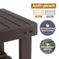 thumbnail image 3 of Sweetcrispy 3 Tier Bamboo Shoe Rack Bench, 35 in Storage Seat Organizer with 286lb Capacity for Entryway, Bedroom, Living Room, Brown, 3 of 9