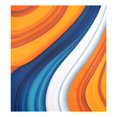 thumbnail image 6 of Yayeee Magnetic Dishwasher Cover for The Front Decoration Home Kitchen Machine Sticker Protector, Orange Abstract Wavy, 6 of 6