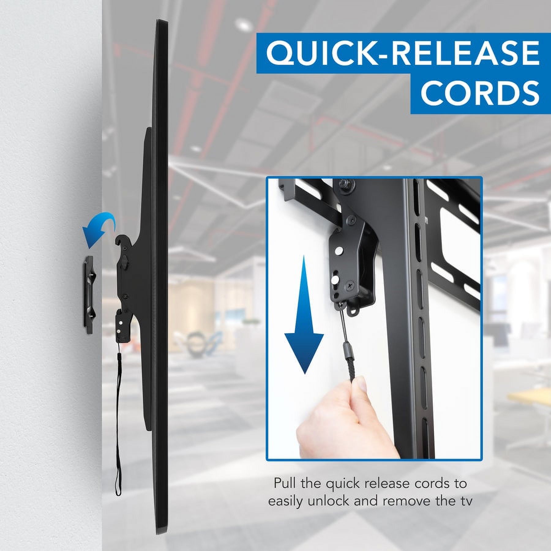 Mount-It! Portrait TV Wall Mount, from Screen sizes 37" to 75"