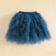 thumbnail image 3 of RUTAYY Children Girls Skirt Solid Color Tiered Ruffle Cute Short Party Tutu Skirt Casual Soft Comfortable Fashion Vacation Dresses, 3 of 5