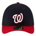 thumbnail image 2 of Men's New Era  Black Washington Nationals Player Replica 39THIRTY M-Crown Flex Hat, 2 of 5