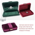 thumbnail image 4 of Joyero de terciopelo Advancent estuche para anillo de bodas y Collar púrpura HA076034-01, 4 of 6