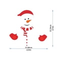 thumbnail image 3 of EUDIDV Xmas Decorative Stickers Christmas Snowman Magnetic Fridge Sticker Wall Sticker Holiday Decals, 3 of 7