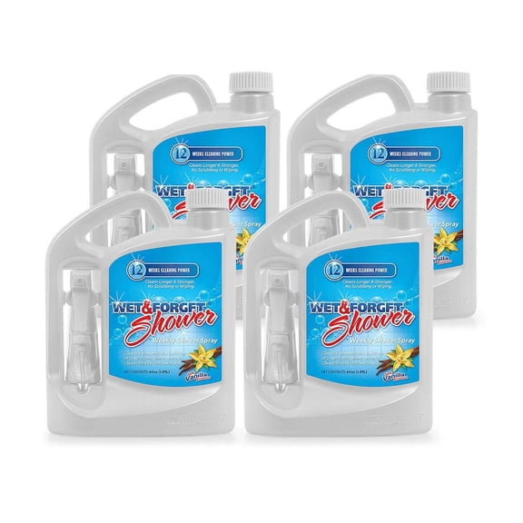 Wet and Forget 801064 Shower, 64 oz, Pack 4