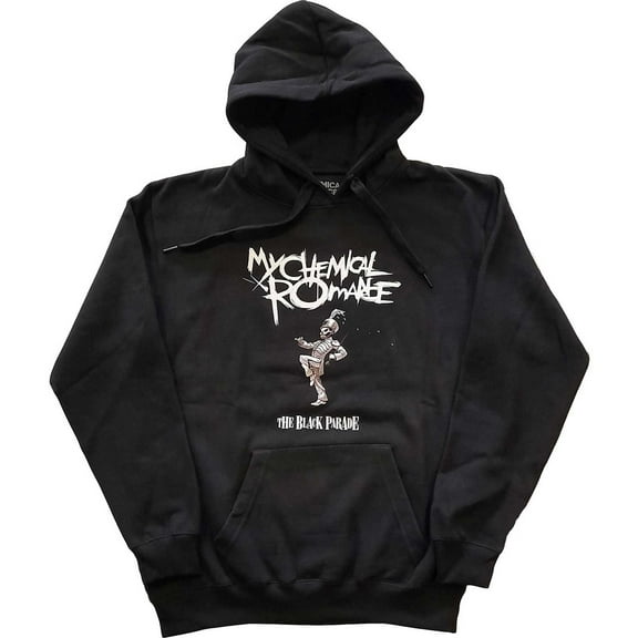 Men's My Chemical Romance The Black Parade Cover Hooded Sweatshirt X-Large Black