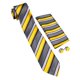 thumbnail image 2 of Corbata Barry.Wang Amarillo Negro a Rayas en Set de Seda 150 cm, 2 of 5