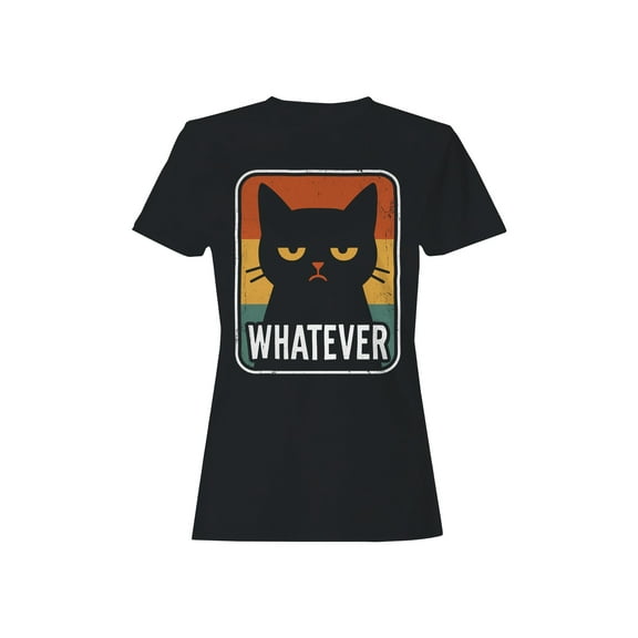 Retro Grumpy Cat "Whatever Women's T-shirt
