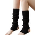 thumbnail image 1 of Medias sin dedos Botas calentadoras de piernas de punto Medias Calcetines largos de crochet unisex, 1 of 5