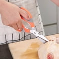 thumbnail image 4 of TERGAYEE Kitchen Shears Household Barbecue Scissors Poultry Shears Food Cooking Scissors All Purpose Stainless Steel Utility Scissors Kitchen Gadgets, 4 of 9