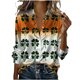 thumbnail image 1 of Tops de Manga Larga de las Mujeres Casual St Patrick'S Day Unisex Imprimir Botón Arriba Blusa de Cuello Giratorio Tops de Manga Larga de las Mujeres de Moda, 1 of 7