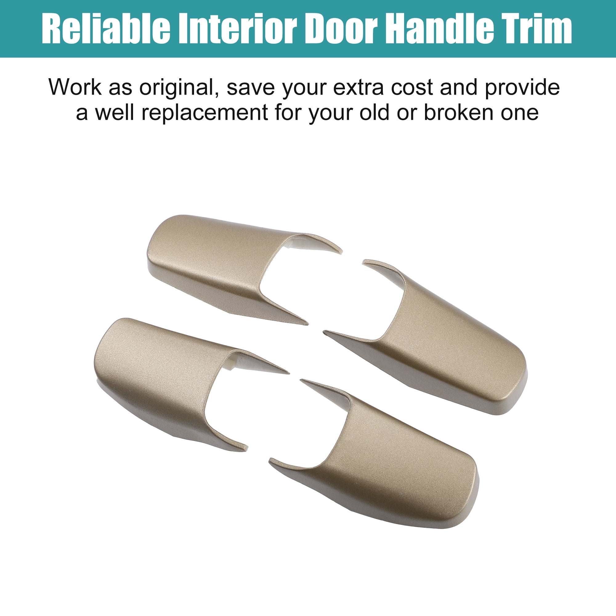 Unique Bargains 4 Pcs Car Door Pull Strap End Caps for Lincoln Town Car 2003-2011