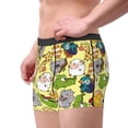thumbnail image 2 of Gaeub Animals Print Men's Boxer Briefs,Super Fit Boxer Briefs for Men,Quick-Dry Underwear with 4-Way Stretch-Small, 2 of 5