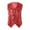 Red, variant on Kids Shiny Sequins Vests Sleeveless Button Jacket Waistcoat for Cheer Jazz Dance Performance 3-4 Years