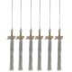 thumbnail image 2 of Durable Grey Polyester Graduation Cap Tassels with 2023 Charm for DIY Graduation Decorations 6pcs, 2 of 4