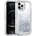 thumbnail image 2 of For iPhone 13 /12/11/Pro Pro Max  Shockproof Liquid Glitter Bling Case, 2 of 13