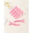 thumbnail image 2 of 6pcs/pack Women's Hair Clips - Wide Teeth And Double Hinged Design - Crocodile Shaped Sectioning Clips Professional Hair Salon Clips, Non-slip Hair Clips Crocodile Clip, Salon Sectioning Hair Clips, W, 2 of 5