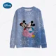 thumbnail image 5 of Sudadera de manga larga con cuello redondo ajustada con estampado navideño de Mickey Mouse y Minnie de Disney Otoño 2024 nueva moda informal, 5 of 5