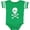 Football Green and White, variant on Inktastic Skull and Crossbones Boys or Girls Baby Bodysuit