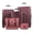 Wine Red, variant on Travelhouse 5 Piece Hardside Luggage Set Hardshell Expandable Lightweight Suitcase TSA Lock Spinner Wheels with Duffel Bag.(Black)