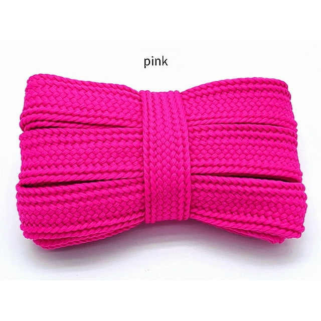 Flat Shoelaces 2cm Wider Casual Rope for Sneakers 100-160cm Lengths 1 Pair