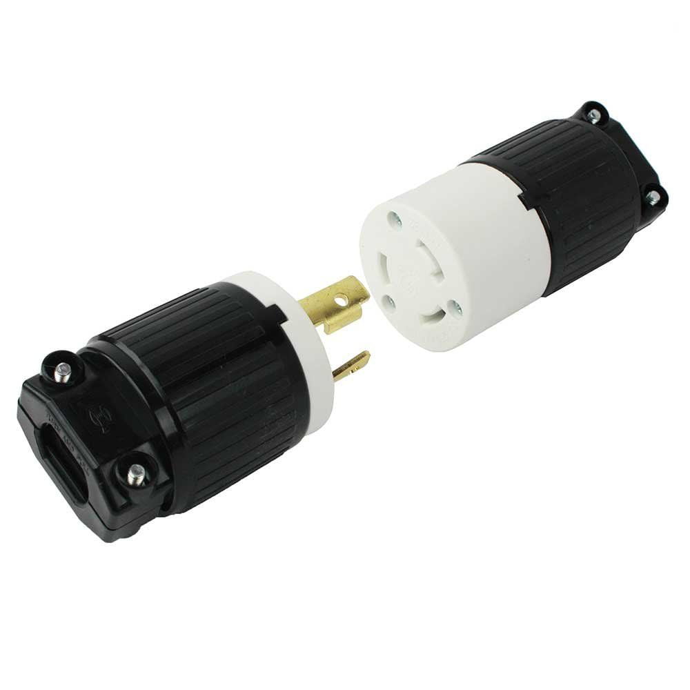 2-Pole 3-Wire NEMA L6-30P 250V 30 amp Industrial Twist Lock Male Plug 