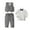 Gray2, variant on ameIAEA Toddler Baby Boy Clothes Gentleman Wedding Outfits Formal Dress Shirt+Bowtie+Ves+Suspender Pants