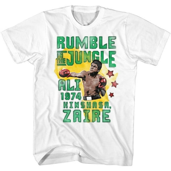 Muhammad Ali Rumble Jungle White T-Shirt