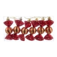 thumbnail image 2 of Fiudx Adornos Navideños de Caramelo, Diseño de Menta Brillante, Frascos de Plástico Brillantes, Decoración Festiva para El Árbol de Navidad, Decoración para Fiestas En Casa, Juego de 6 Piezas, Tamaño, 2 of 7