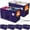 Blue, variant on AcerichFad Moving Bags Heavy Duty, 6 Pack 104 L Extra Large Packing Storage Bags with Reinforced Handle Zipper for Moving Travel Camping College Supplies, Clear