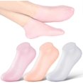 thumbnail image 1 of 3 Pairs Silicone Gel Moisturizing Socks, Anti-slip Gel Socks, High Elastic Moisturizing Socks, Foot Anti-cracking, 1 of 5