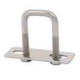 thumbnail image 2 of Unique Bargains 4pcs M6 20mm Inner Width 304 Stainless Steel Square U Bolt w Hex Nut Plate, 2 of 3