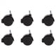 thumbnail image 1 of 6X Mueble Giratorio Con Ruedas De Bloqueo VáStago De Tornillo De 8 Mm Rueda De 2 Pulgadas De DiáMetro Negro, 1 of 8
