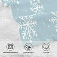 thumbnail image 5 of Yayeee 100% Cotton Hand Towels for Bathroom 16" x 28" Soft Absorbent Kitchen Towel, Gray Snowflake, 5 of 7