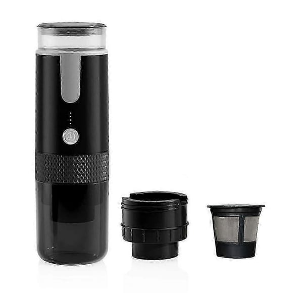 Cafetera espresso portátil, máquina de café eléctrica de viaje para oficina, viajes y camping. Café molido.