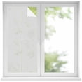 thumbnail image 2 of Pure Light Grey Window Privacy Film, Simple Solid Color Static Cling UV Sun Blocking Tint Film Heat Control Windows Films for Bedroom Bathroom, Window Stickers 17.7"x39.3", 2 of 8