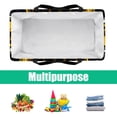 thumbnail image 5 of Eyeball Large Capacity Collapsible Cube Organizer Tote Bag Storage Box Oxford Cloth Reusable Foldable Bucket with Handle, 5 of 7